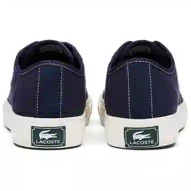 Lacoste Canvas Low-Top Navy
