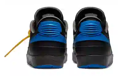 OFF-WHITE x Air Jordan 2 Retro Low SP "Black and Varsity Royal"