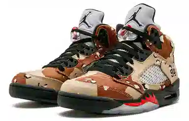 Supreme x Air Jordan 5 Retro Desert Camo