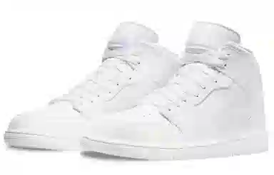 Jordan Air Jordan 1 Mid "Triple White"