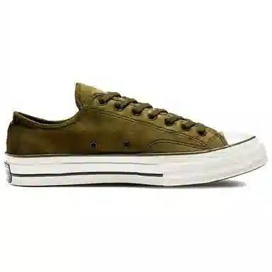Converse Chuck 1970s Velvet Low Top Green