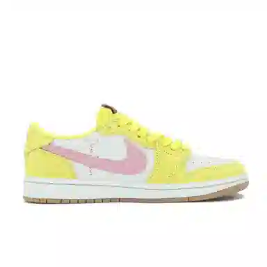Travis Scott x Air Jordan 1 Low "Yellow Pink"