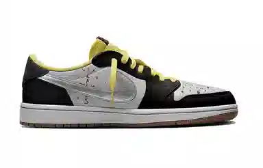 Travis Scott x Air Jordan 1 Low "Black Silver"
