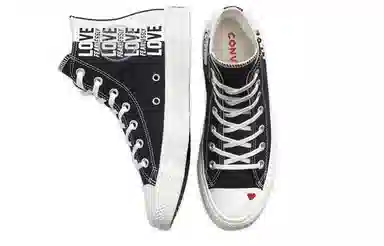 Converse Love Fearlessly Chuck Taylor All Star High Top Black