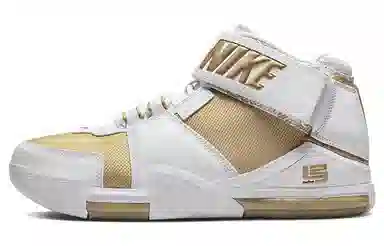 Nike Lebron 2 White Gold