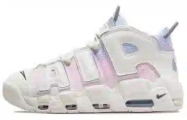 Nike Air More Uptempo White Blue Pink