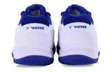 VICTOR Lightweight Low-Cut Badminton Shoes White Blue