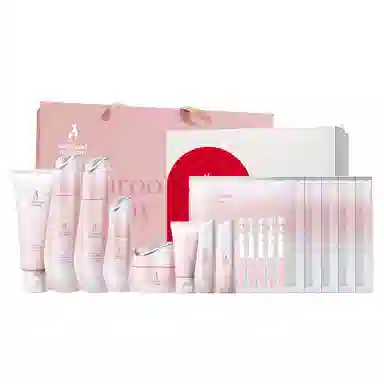 袋鼠妈妈光感透亮护肤品水乳补水保湿化妆品精华礼盒套装