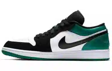 Jordan Air Jordan 1 Low "Black Green Toe"