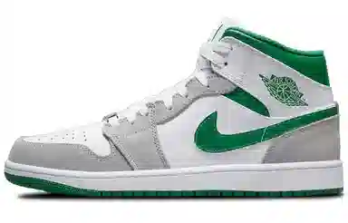 Jordan Air Jordan 1 Mid White Grey Green