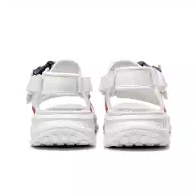 迈乐森 厚底增高 沙滩凉鞋 男女同款 法式白