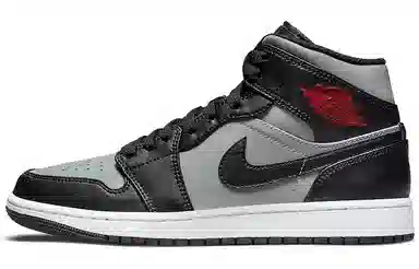 Jordan Air Jordan 1 Mid Black Grey Red