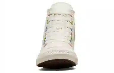 Converse All Star High Top White Blue Pink