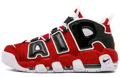 Nike Air More Uptempo Black Red