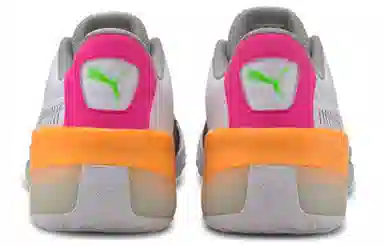 PUMA Clyde Hardwood Retro Fantasy White Orange