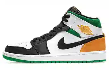 Jordan Air Jordan 1 Mid SE White Green Orange