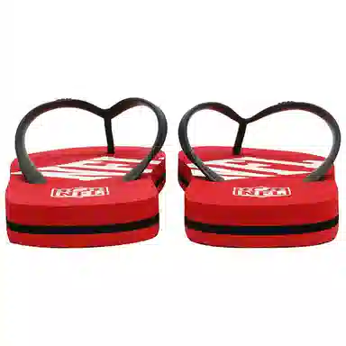 NFL Flip Flops Red