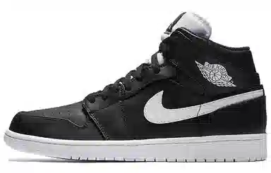 Jordan Air Jordan 1 Retro Mid Black White