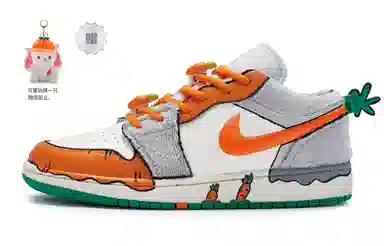 Jordan Air Jordan 1 Low GS Grey White Orange