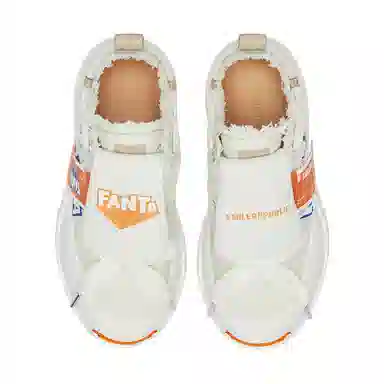 Coca-Cola x SMILEREPUBLIC Low Canvas Sneakers Orange