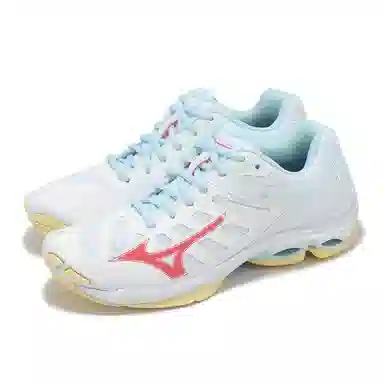 Mizuno Wave Voltage 2 White Red Yellow
