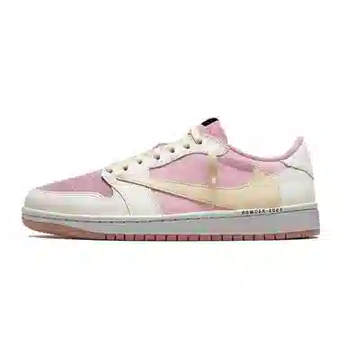 Travis Scott x Air Jordan 1 Low "White Pink"