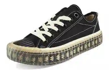 Kappa Low Canvas Shoes Black