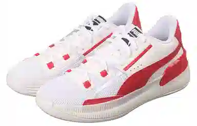PUMA Clyde Hardwood White Red