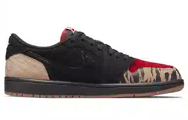 SoleFly x Air Jordan 1 Low OG "Black and Sport Red"