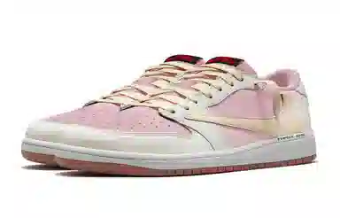 Travis Scott x Air Jordan 1 Low "White Pink"