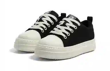 HUANQIU Canvas Shoes Black