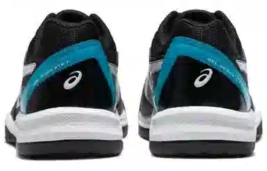 Asics Tennis Shoes Black Blue