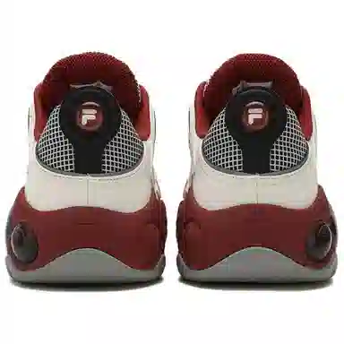 MitchellNess x FILA Fusion Low Basketball Shoes White Red