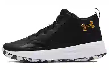 Under Armour Lockdown 5 Black White Gold