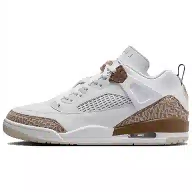 Jordan Spizike Low White Brown Pink
