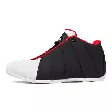 VOIT Retro Mid Basketball Shoes White Black