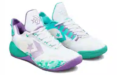 Converse All Star BB Shift White Green Purple