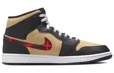 Jordan Air Jordan 1 Mid "Tartan Swoosh"
