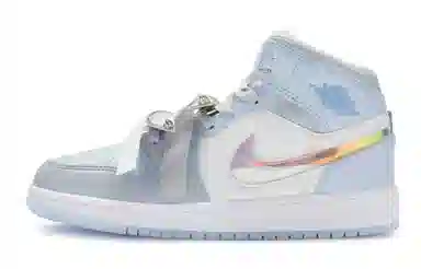 Jordan Air Jordan 1 Mid GS Blue Silver