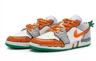 Jordan Air Jordan 1 Low GS Grey White Orange