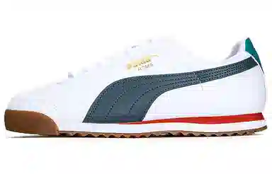 Puma Roma Basic+ White Blue Red