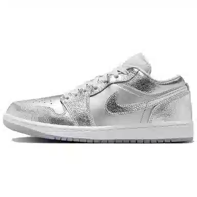 Jordan Air Jordan 1 Low Retro Silver White
