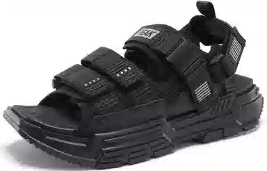 匹克 态极 运动凉鞋 全黑