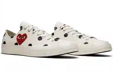 CDG Play x Converse Chuck Taylor All Star 70 Ox White Black