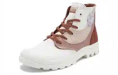 Palladium Pampa High Top White Brown