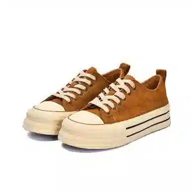 MISTERY Canvas Low Top Sneakers