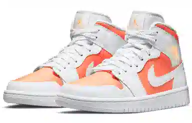 Jordan Air Jordan 1 Mid White Orange