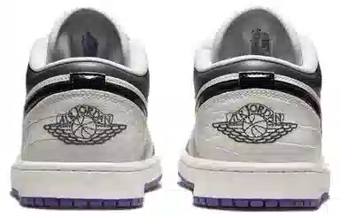 Jordan Air Jordan 1 Low SE White Black Purple