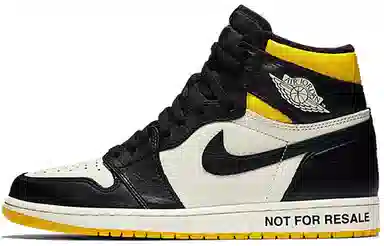 Jordan Air Jordan 1 Retro High NRG Not For Resale Black Yellow