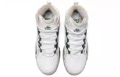 Kappa Retro High-Top White Green